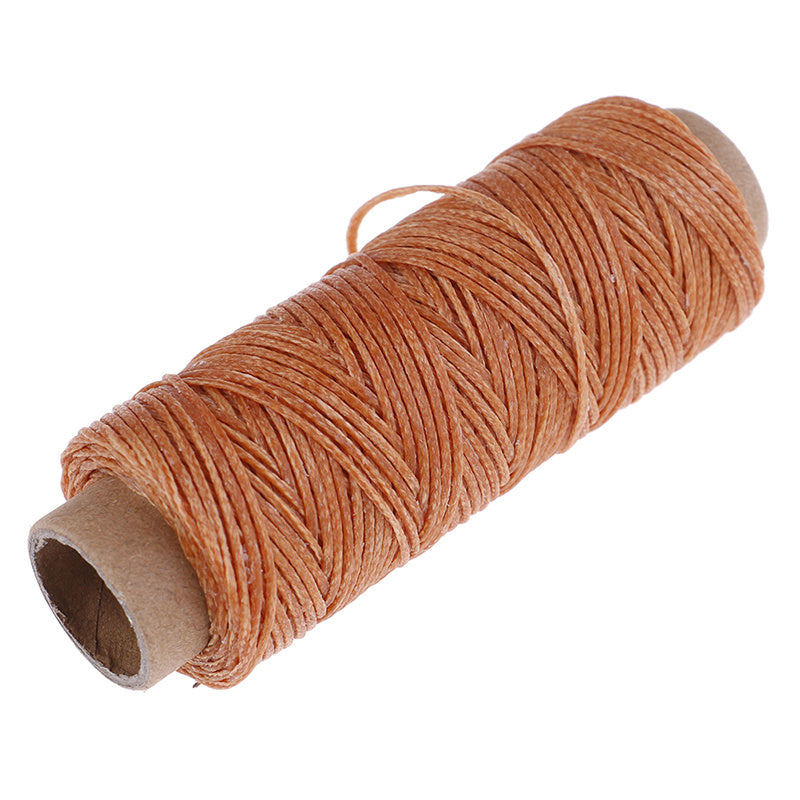 50m 1968inch Leather Sewing Flat Waxed Thread 150D