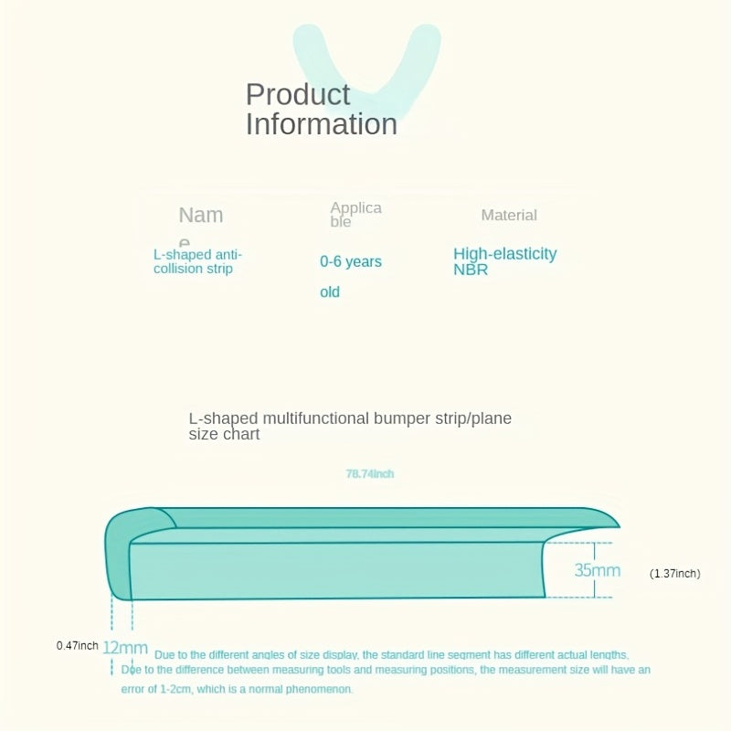 L Shaped Baby Proofing Edge & Corner Guards - Protect Tables Chairs & Furniture