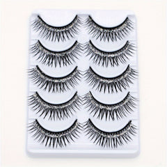 Glitter Sequins False Eyelashes for Dance and Stage Performance