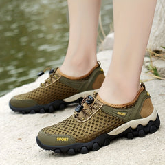 Men's Mesh Hiking Sneakers Non Slip Outdoor Shoes