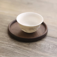 2pcs Wooden Coaster Set for Tea & Coffee, Heat Insulation Mats