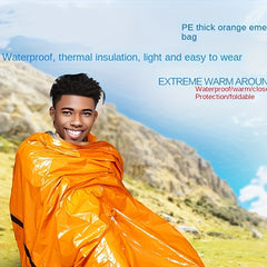 Outdoor PE Emergency Sleeping Bag for Camping Hiking