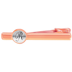 Business Casual Letter Print Copper Suede Tie Clip Gift For Men R