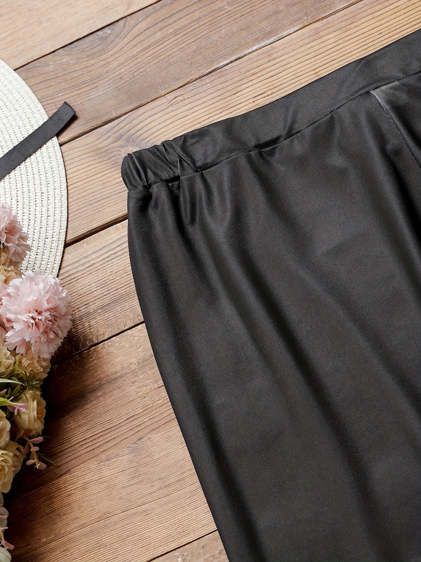 Women's Plus Floral Print Elastic Skinny Leggings
