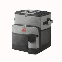 Portable Rolling Cooler Removable Wheels Insulated Collapsible Cooler On Wheels