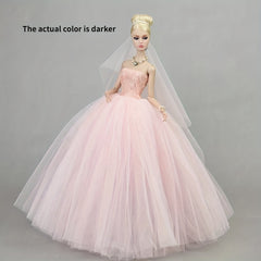 Fairy Princess Wedding Dress Doll Clothes