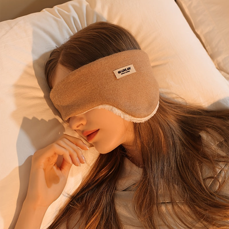 Winter Ear Warmer and Sleep Mask Combo Blackout for Unisex