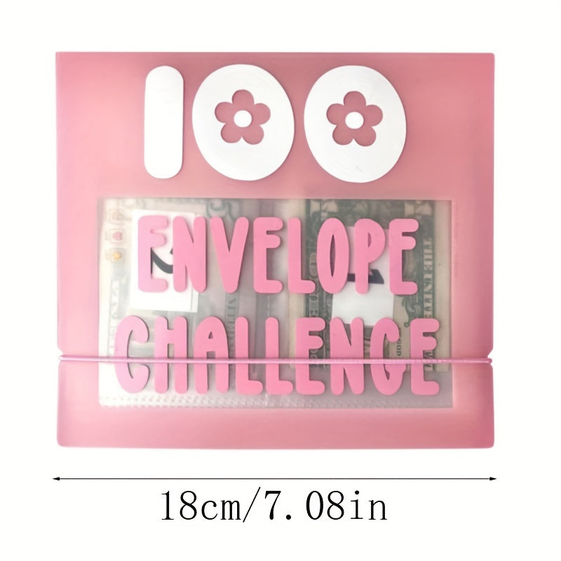 100 Envelope Challenge Binder for Savings Goals