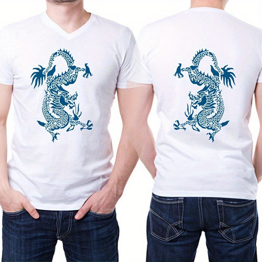 Dragon Template Stencil for DIY Painting Fabric Wall Decor Craft Project