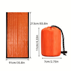 2pcs Emergency Thermal Blanket Camping Sleeping Bag