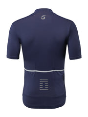 Breathable Men's Cycling Top with Zipper Short Sleeves