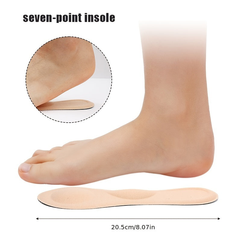 Non Slip Shock Absorption Cushion 7 Point Arch Support Feet Pads