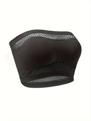 Soft Strapless Bandeau Bra Stretch Daily Fit Underwear