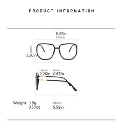 Large Square Clear Lens Glasses Retro Jelly Spectacles Frame Glasses
