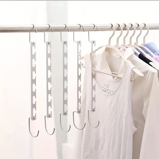 6-Hole Metal Coat Hangers for Jackets and Coats