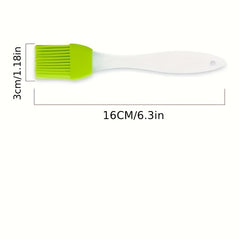 6pcs Silicone Portable Barbecue Baked Food Brush Kitchen Pancake Brush