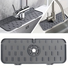 Silicone Sink Splash Guard Faucet Mat - Kitchen and Bathroom
