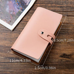RFID Credit Card Holder 96 Card Slots Large Capacity PU Leather Card Holder