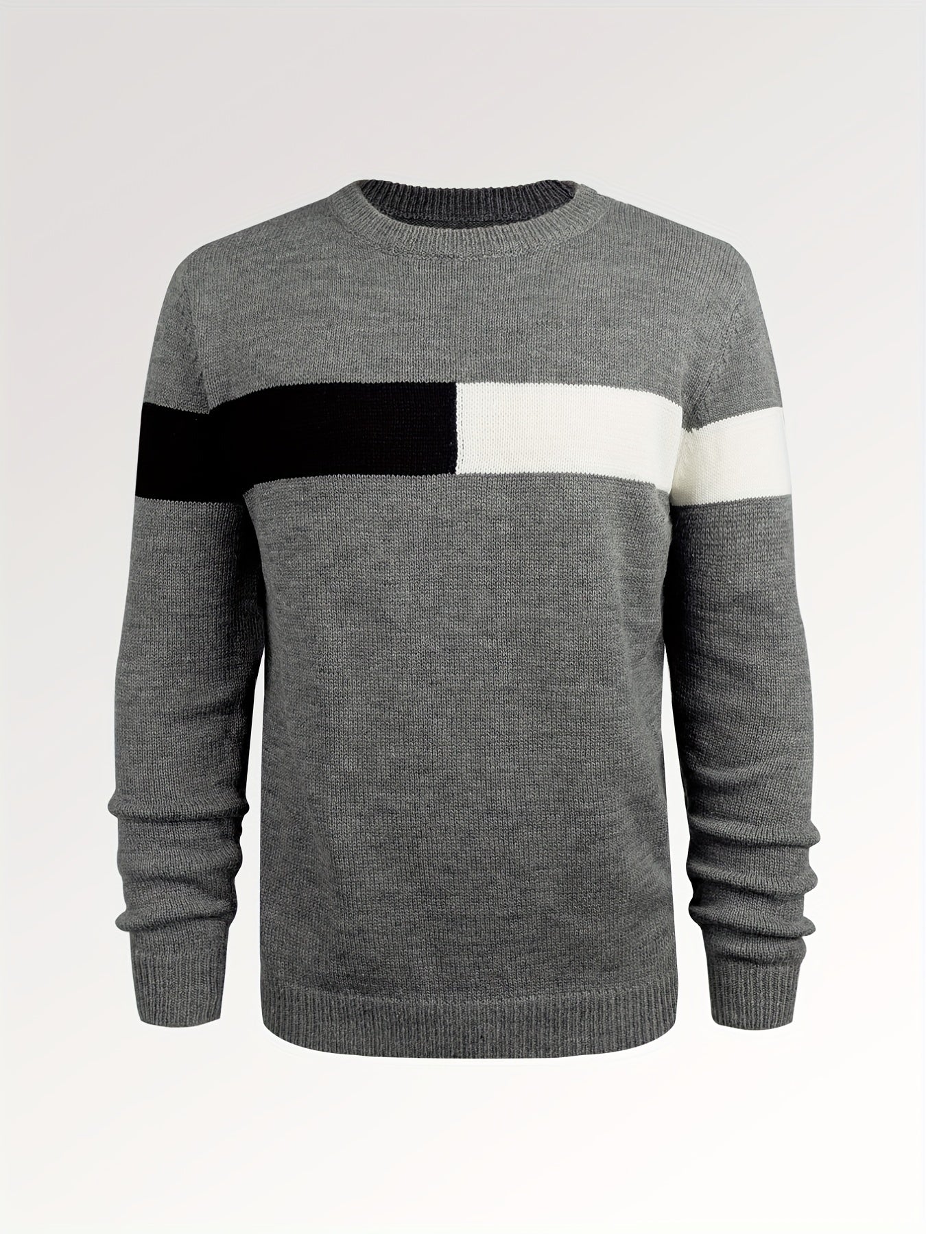 Men's Casual Pullover Knit Soft Sweater