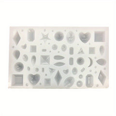 DIY Mirror Jewelry Crystal Drop Silicone Mold Assorted Varieties Gem Pendant Mol