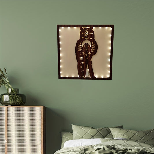 Wooden Flower Series LED Hanging Wall Light