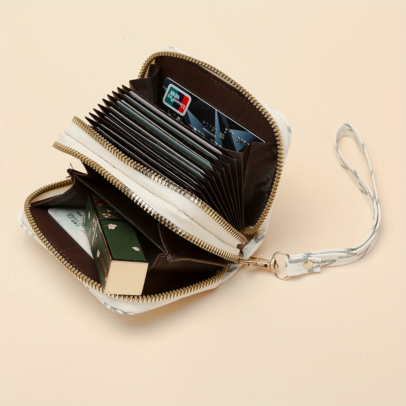 Urban Clutch Wallet with Multiple Card Slots & Double Zip