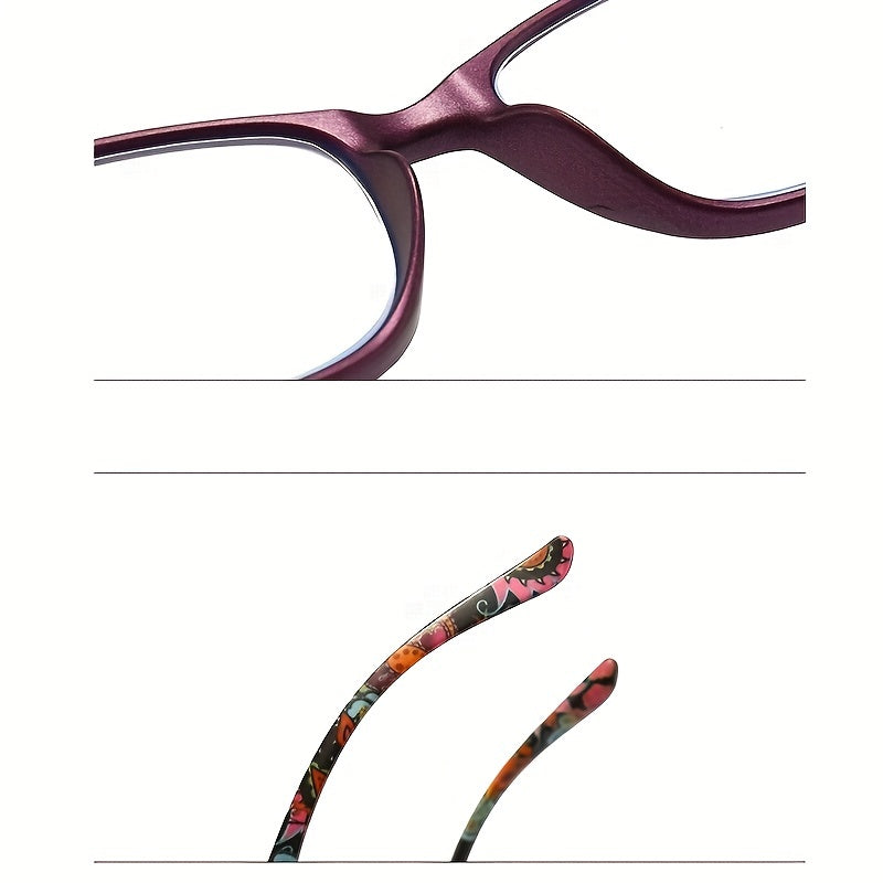 TR90 Sports Reading Glasses Anti Light for Women Diopter To 4 0