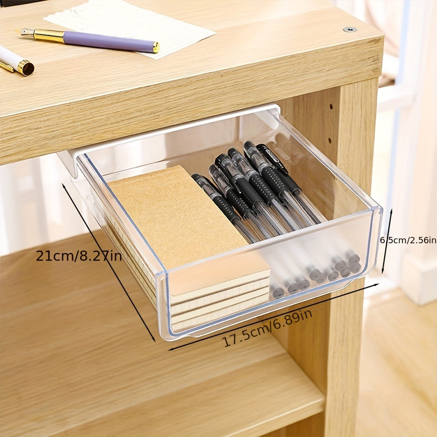 Under Table Drawer Storage Box Pack