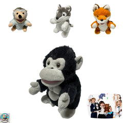 Jungle Animal Puppet Set for Storytelling and Role Playing
