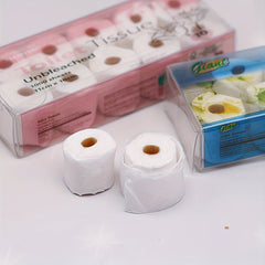 DIY Dollhouse Tissue Model Detachable Prop Mixed Colors