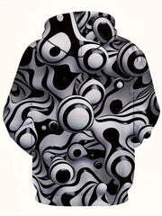3D Print Hoodies Men Graphic Loose Pullover Autumn Winter