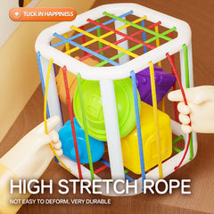 Kids Sensory Shape Classification Building Blocks Cube