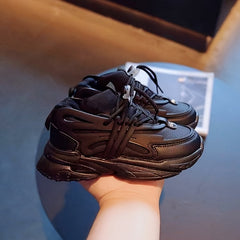 JIAGEYA Boy's Chunky Shoes for Kids Outdoor Activities
