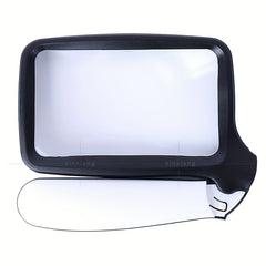 Handheld Square Foldable 5 LED Lights Optical Magnifying Glass