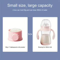 3 Layers Stackable Formula Dispenser Portable Formula Container 13OZ