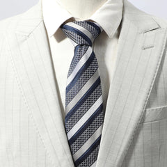 Men's Striped Thickened Tie for Business Versatility