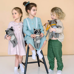 Raccoon Doll for Baby Comfort & Photography Props