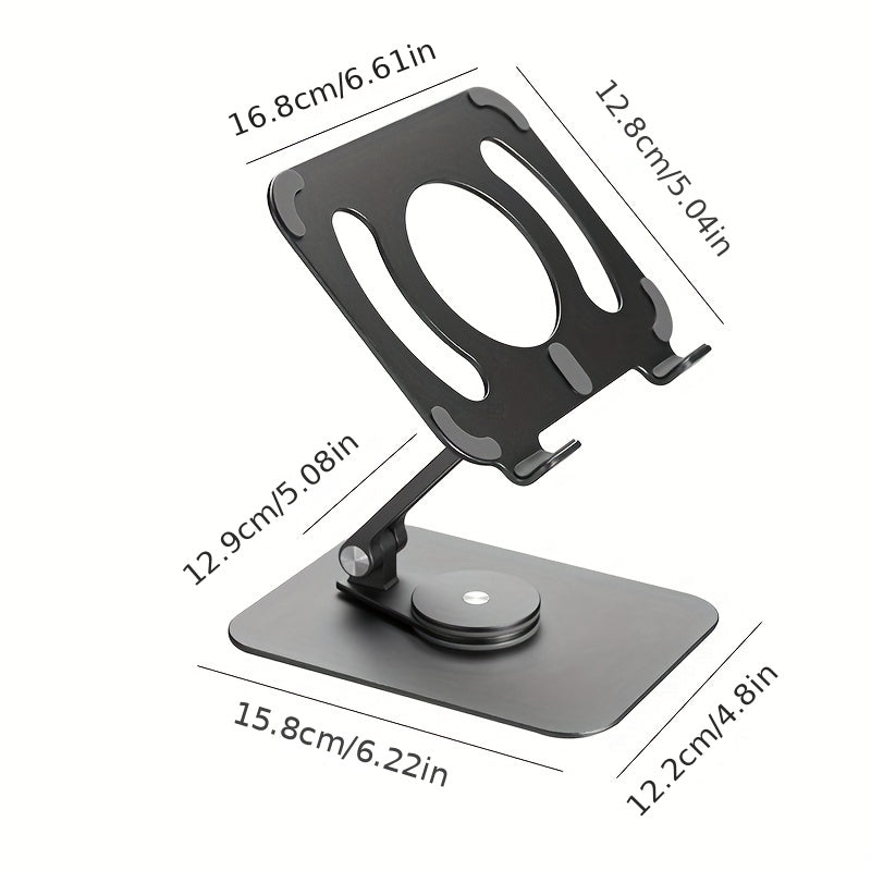 Aluminum Tablet Stand 360 Degree Rotating Lifting Folding Portable Stand