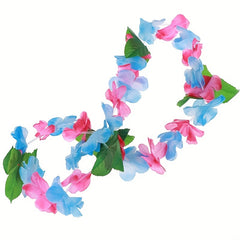 4Pcs Hawaiian Flower Leis Garland Necklace DIY Decoration Fancy Dress Party