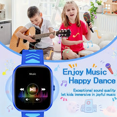 Kids Smart Watch with Wireless Calling Music Player LED Flashlight
