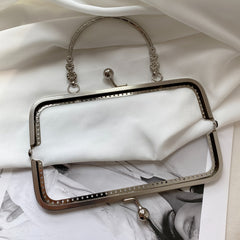 Metal Satchel Kiss Lock Bag Strap - DIY Evening Bag Strap Replacement