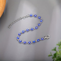 Multicolor Devil's Eye Beads Resin Bracelet