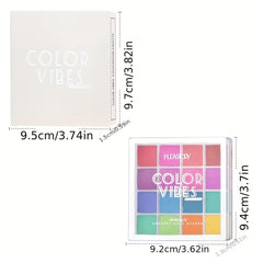 16 Color Eyeshadow Palette Shimmer Matte Finish Halloween Makeup