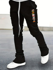 Comfy Flared Trousers Men's Casual Stretch Hip Hop Joggers