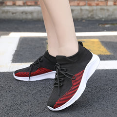 Thick Bottom Running Shoes Breathable Mesh Casual Sneakers