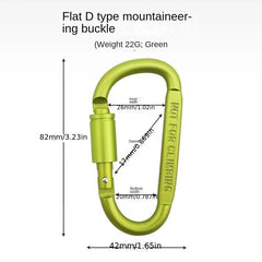 Aluminum Alloy Backpack Hanging Buckle for Camping