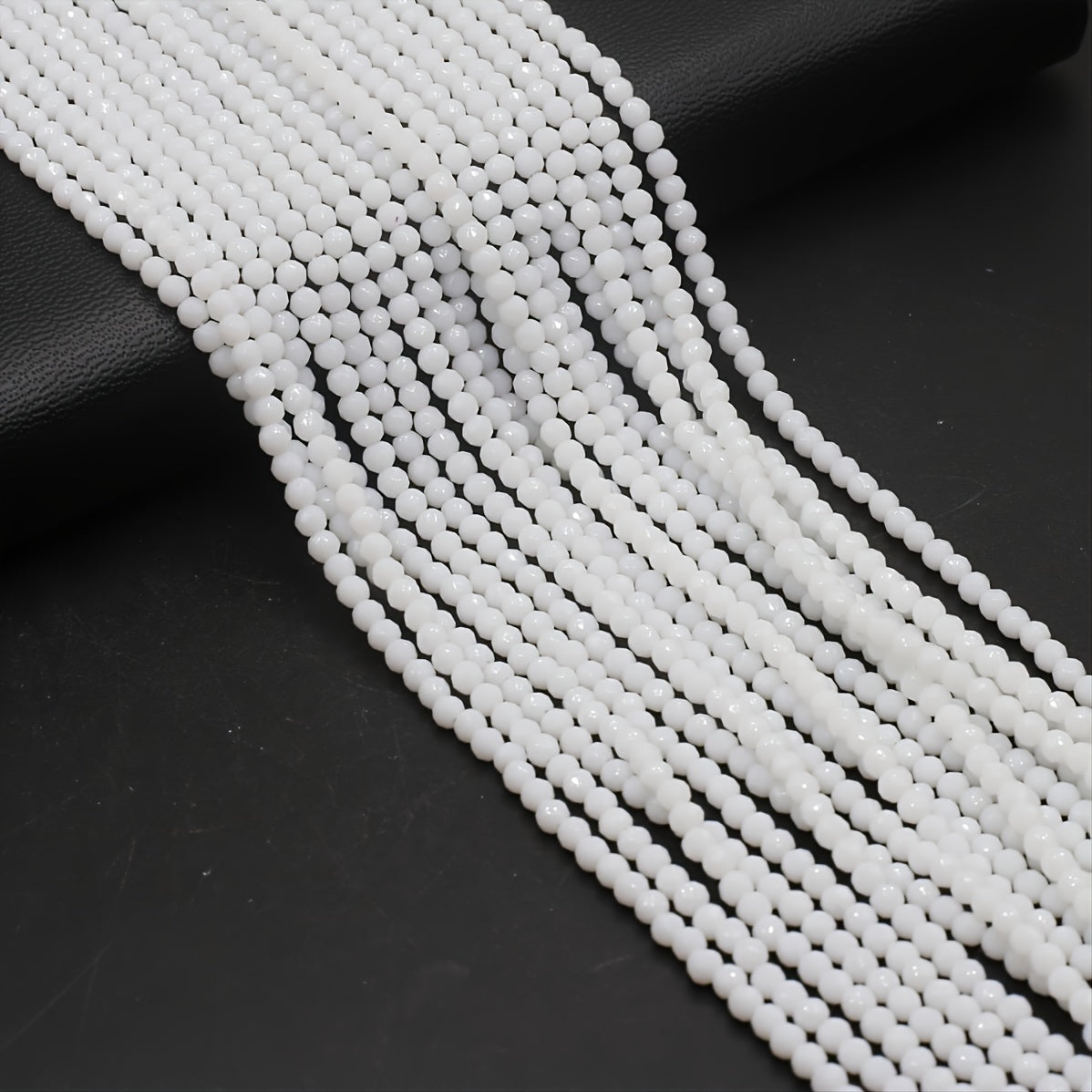 Natural Stone Crystal Faceted Small Beads Beaded 15' Accessories Kids