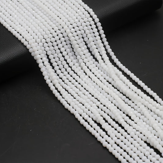Natural Stone Crystal Faceted Small Beads Beaded 15' Accessories Kids