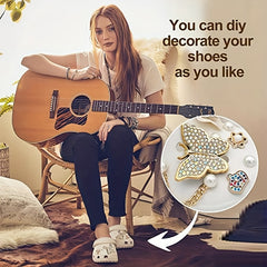 Butterfly & Flower Shoe Charms For Clogs - DIY Accessories For Ladies