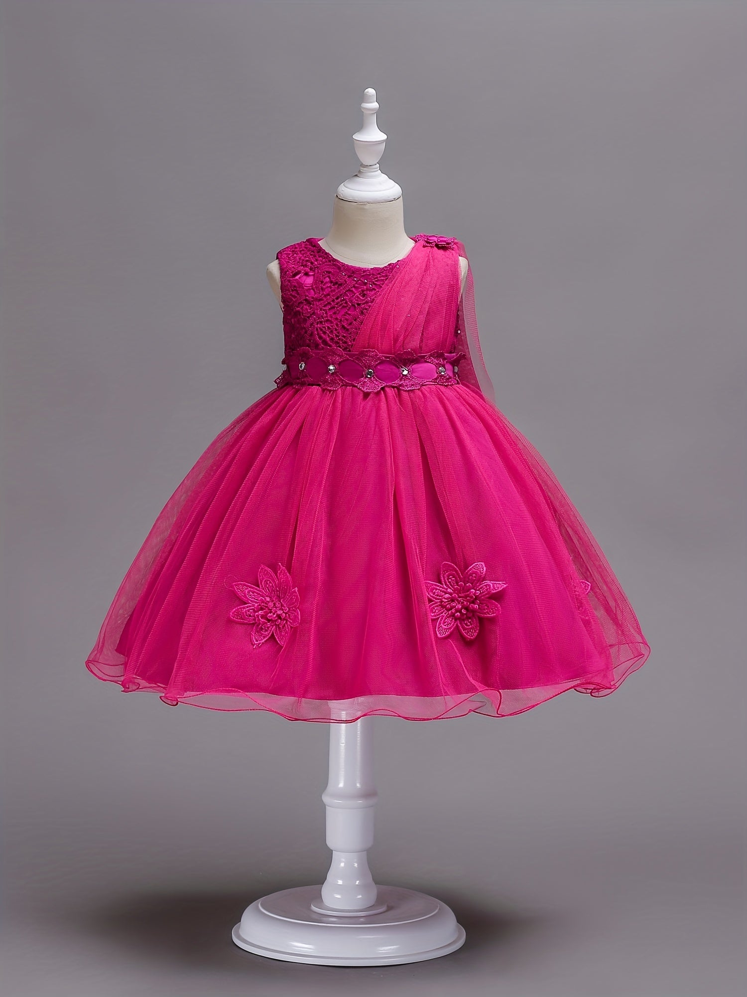 Mesh Puffy Princess Dresses for Girls